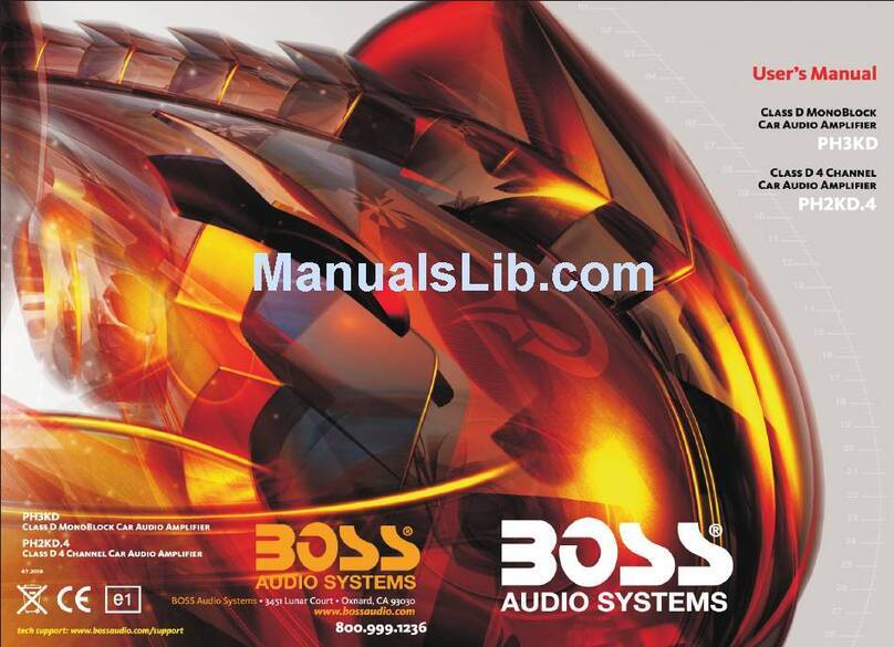 Boss Audio Systems PH2KD.4 user manual Boss Audio Systems PH2KD.4 user manual