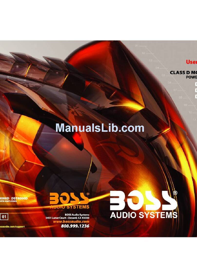 Boss Audio Systems DST2500D User manual