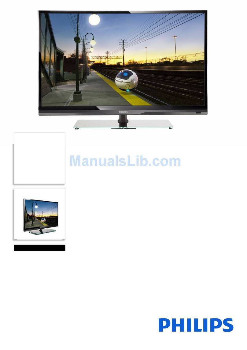 Philips 4008 Series 32PFL4008/98 User manual