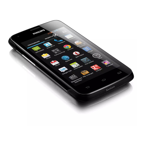 Philips Xenium CTW3568BK/00 User manual
