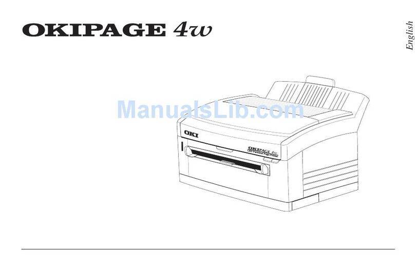 Oki OKIPAGE 4W PLUS Manual