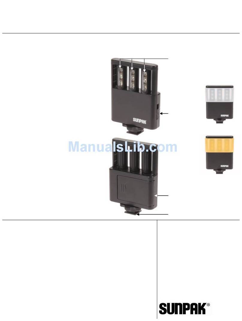 Sunpak LED 9 video light specification Sunpak LED 9 video light specification