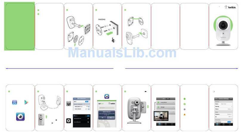 Belkin NETCAM HD Quick install guide