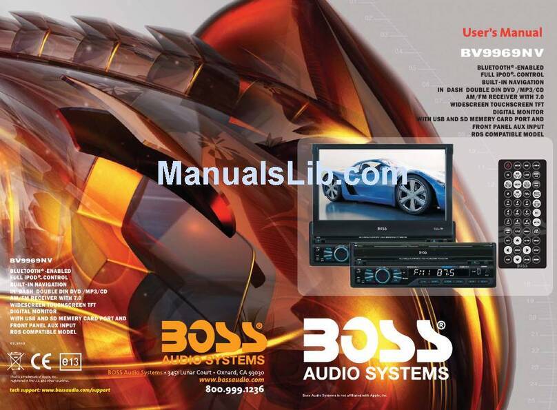 Boss Audio Systems BV9969NV User manual