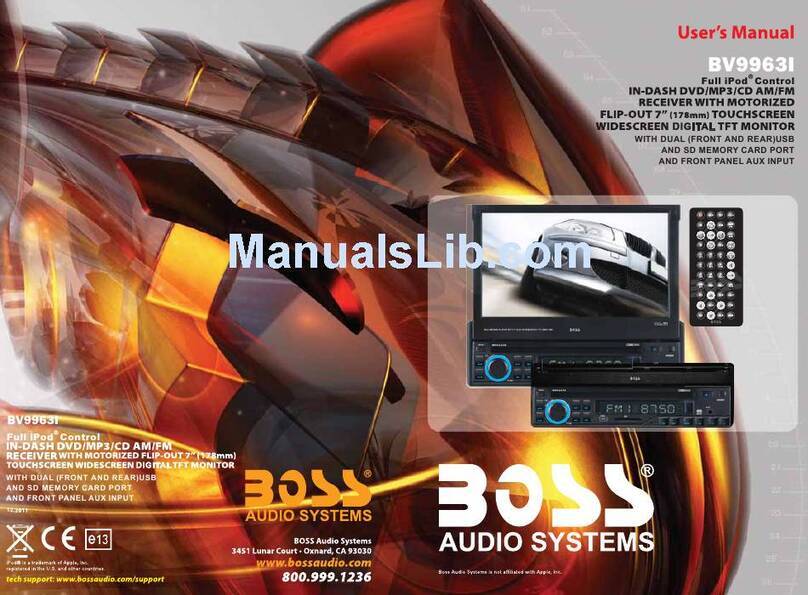 Boss Audio Systems BV9963I user manual