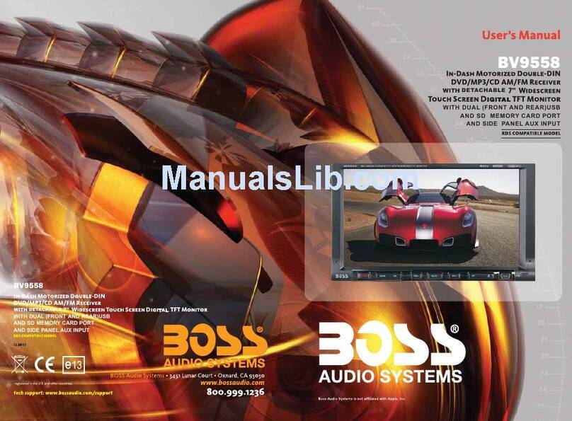 Boss Audio Systems BV9558 User manual