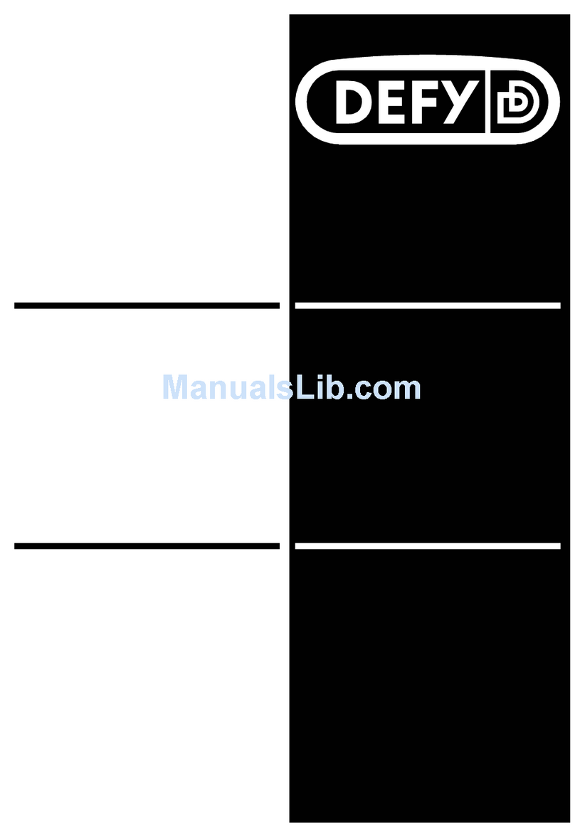 Defy DGS 150 Installation and service guide
