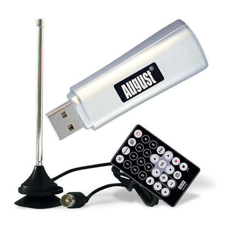 August DVB-T205 user manual