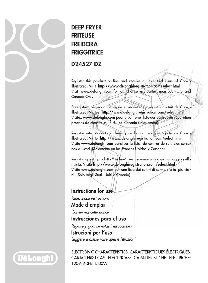 DeLonghi D24527DZ User manual DeLonghi D24527DZ User manual