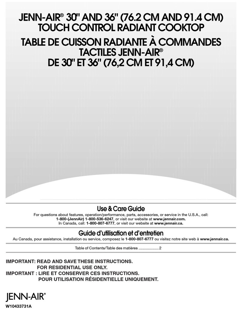 Jenn-Air JEC4530YS Use and care guide