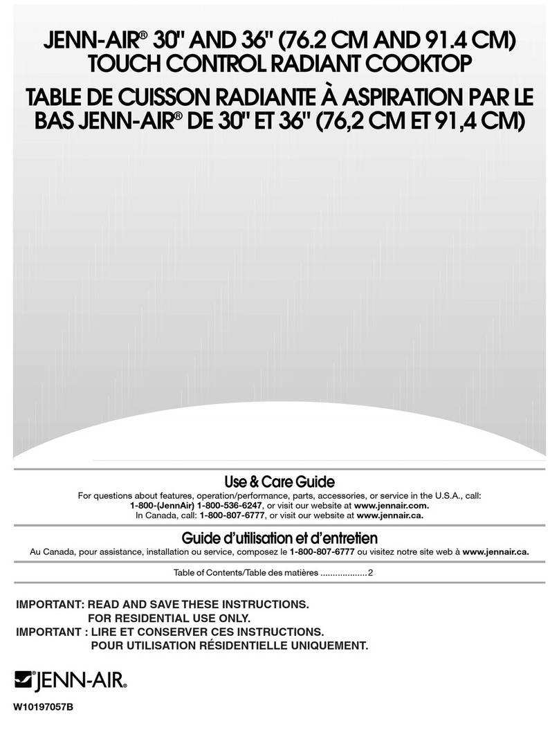 Jenn-Air JED4430WS Use and care guide