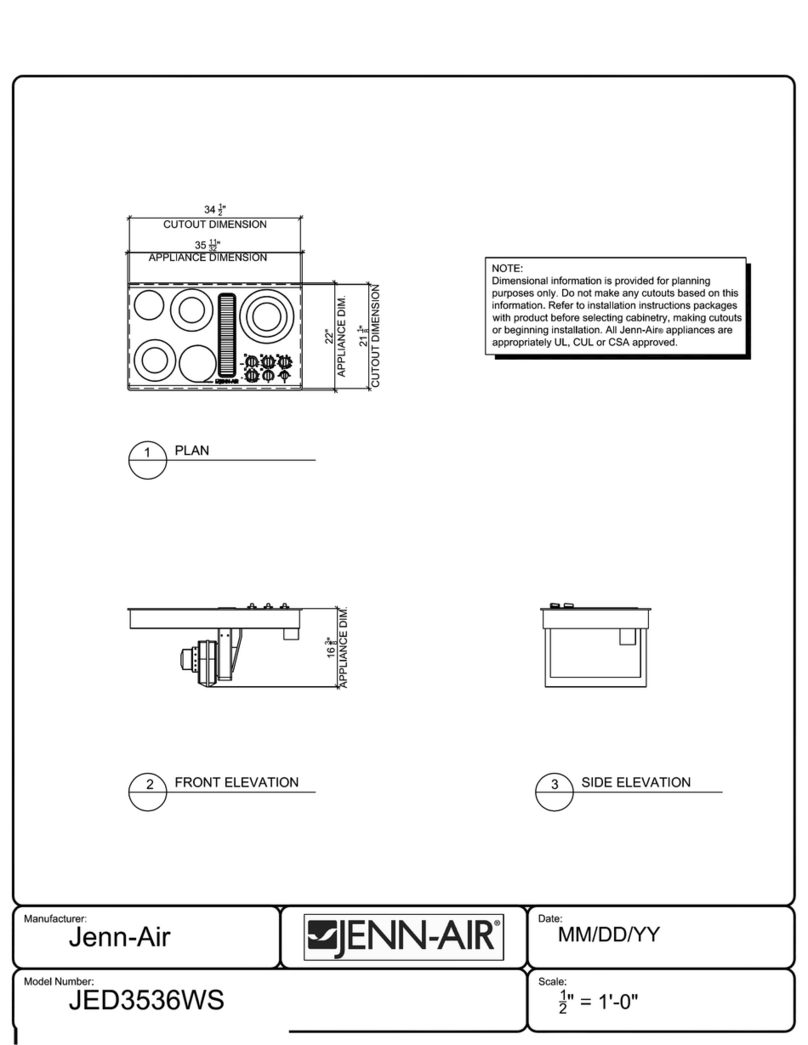 Jenn-Air JED3536WS manual