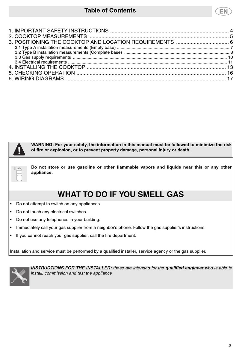 Smeg HB96CXU3 installation instructions