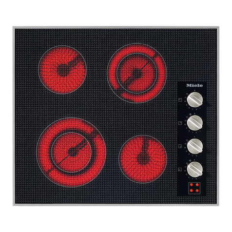 Miele KM 5621 Product dimensions