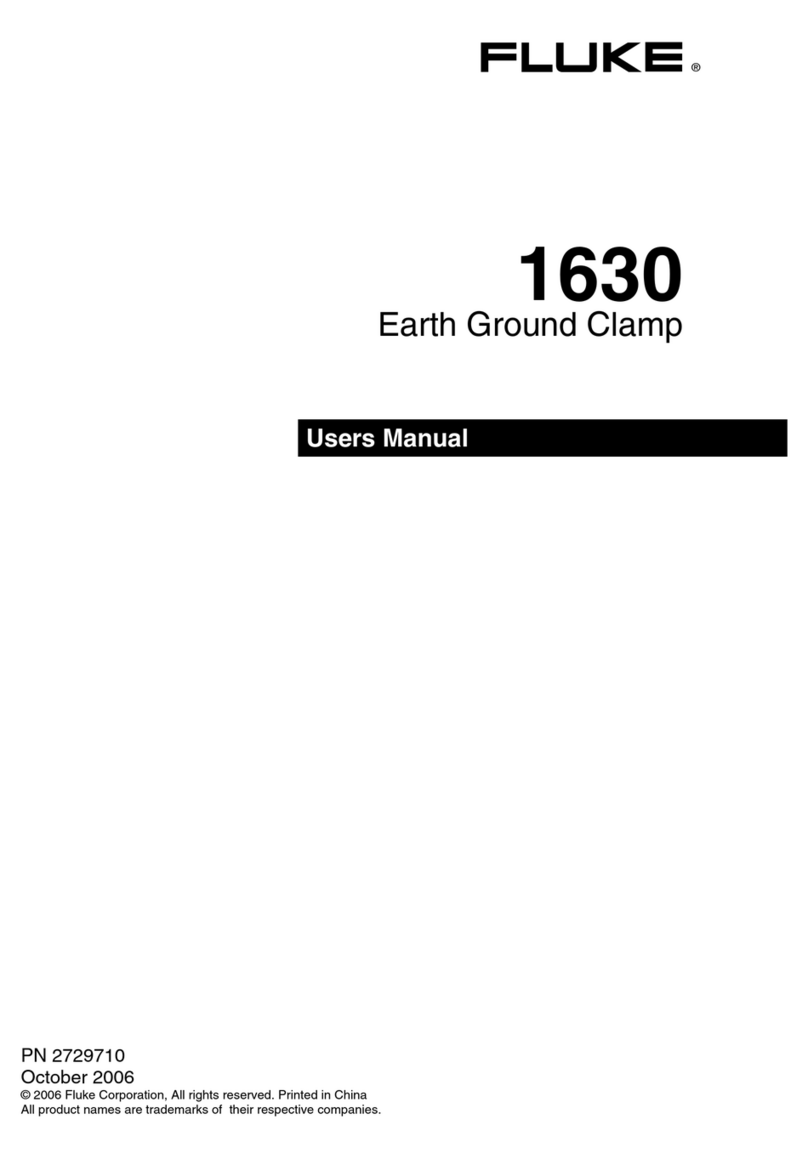 Fluke 1630 user manual