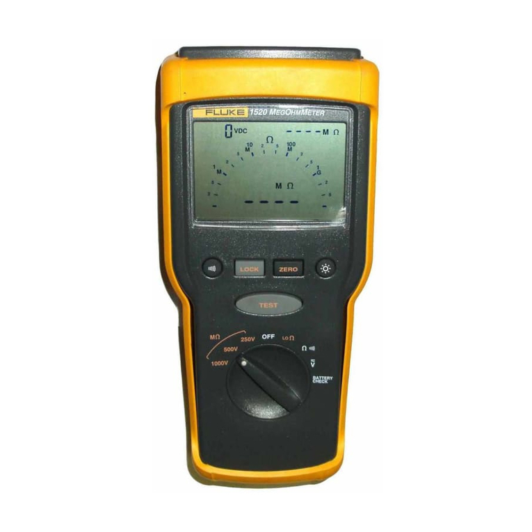 Fluke 1520 User manual Fluke 1520 User manual