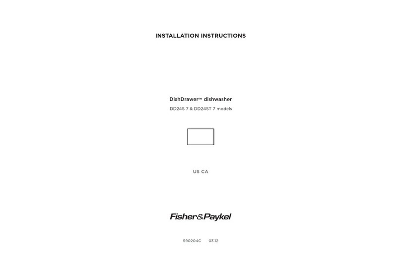 Fisher & Paykel DishDrawer DD24SHTI7 User manual