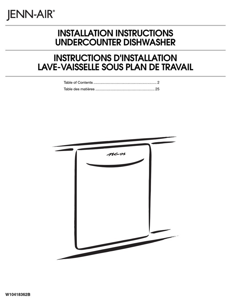 Jenn-Air JDB8000AWS installation instructions