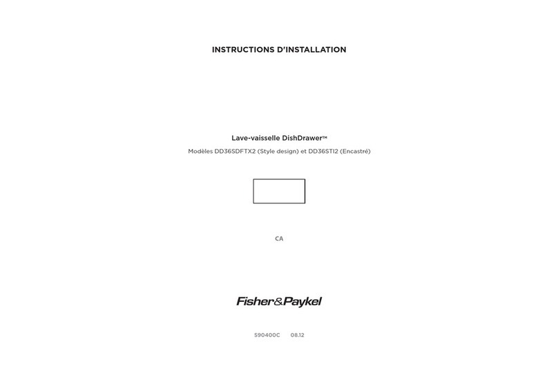 Fisher & Paykel DishDrawer DD36STI2 User manual