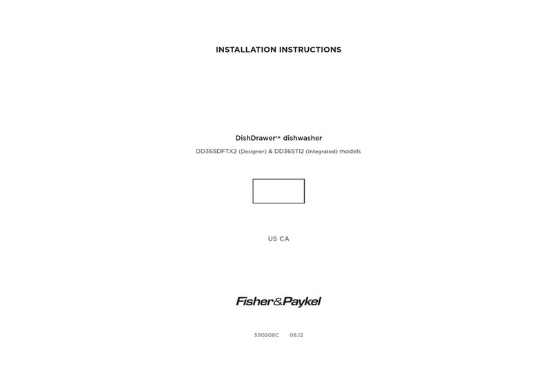 Fisher & Paykel DishDrawer DD36STI2 User manual