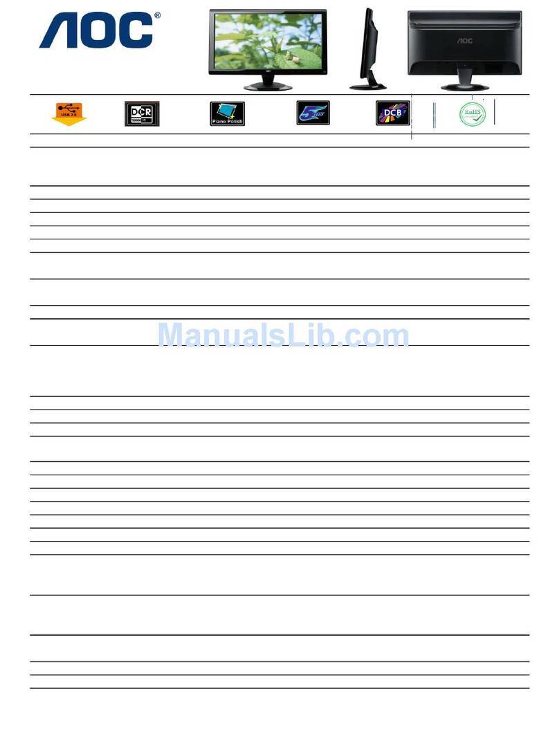 AOC 2236VWA User manual