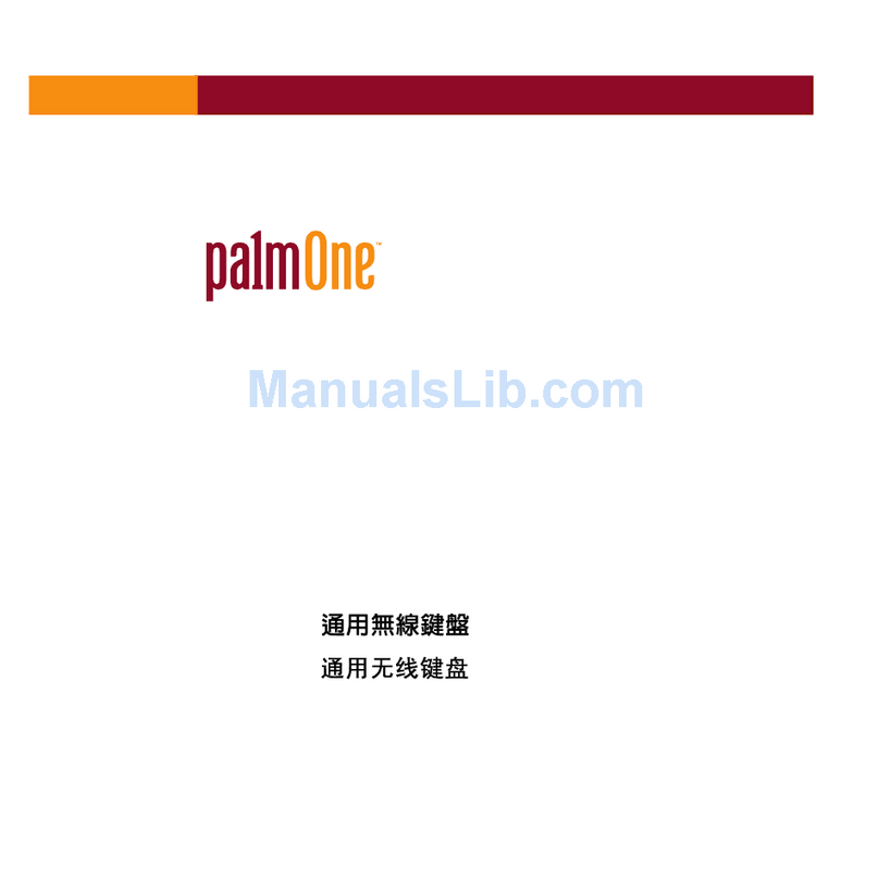 palmOne 3169WW - Universal Wireless Keyboard Getting started guide