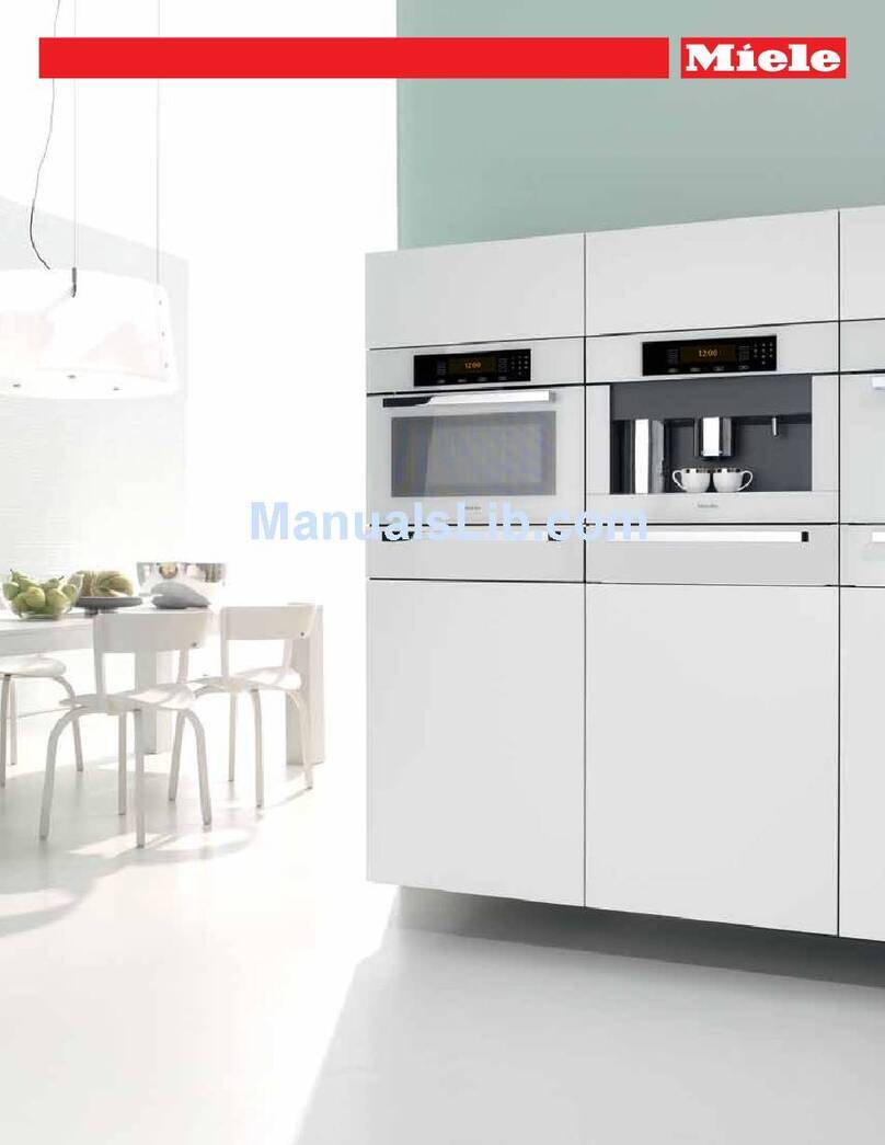 Miele CVA 4062 BRWS manual