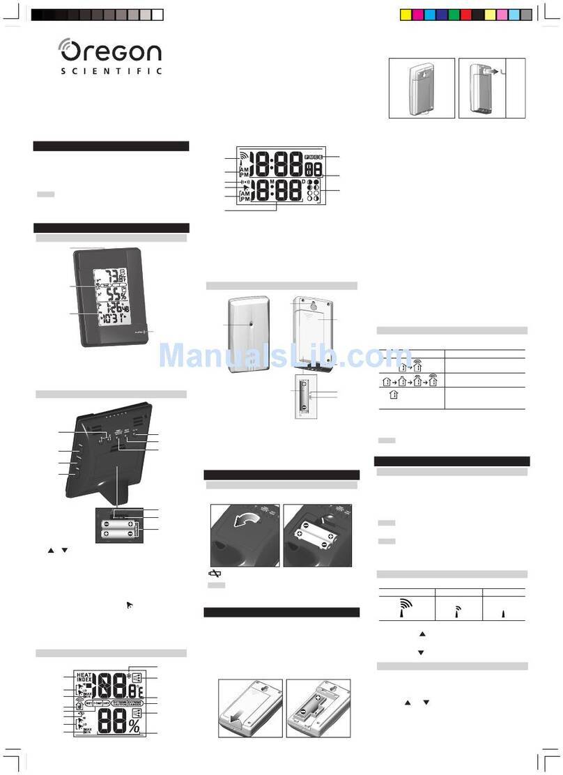 Oregon Scientific RMR383HGA_M_OP User manual