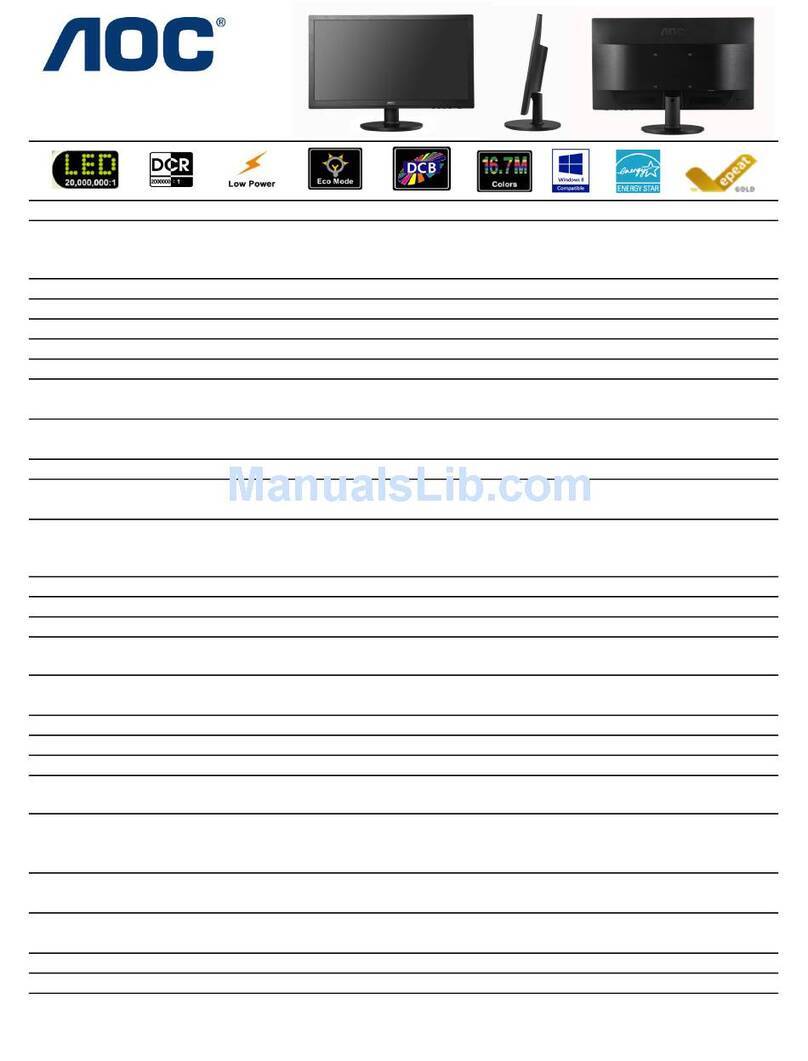 AOC e2060Swd User guide