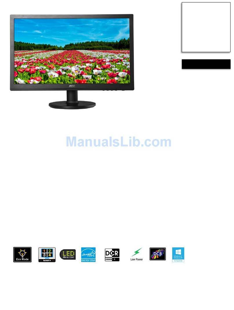 AOC e2060Swda User manual