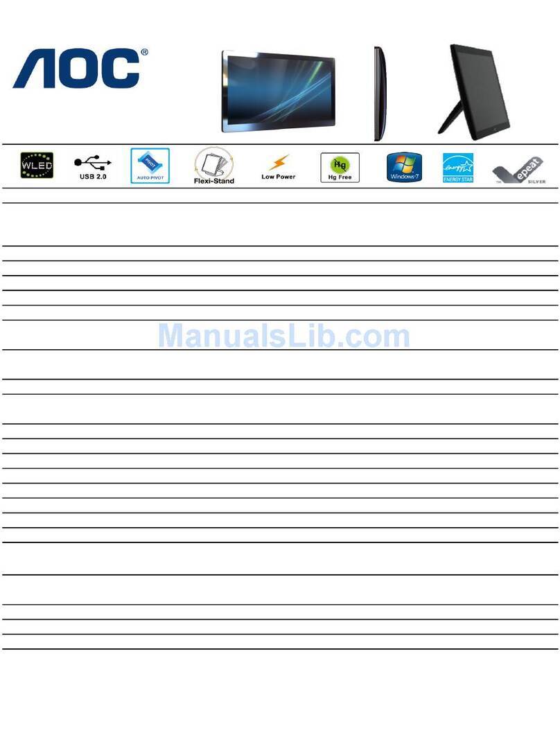 AOC e1649Fwu User manual