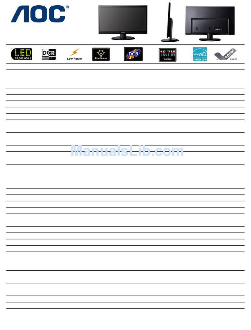 AOC e2050Swd User guide