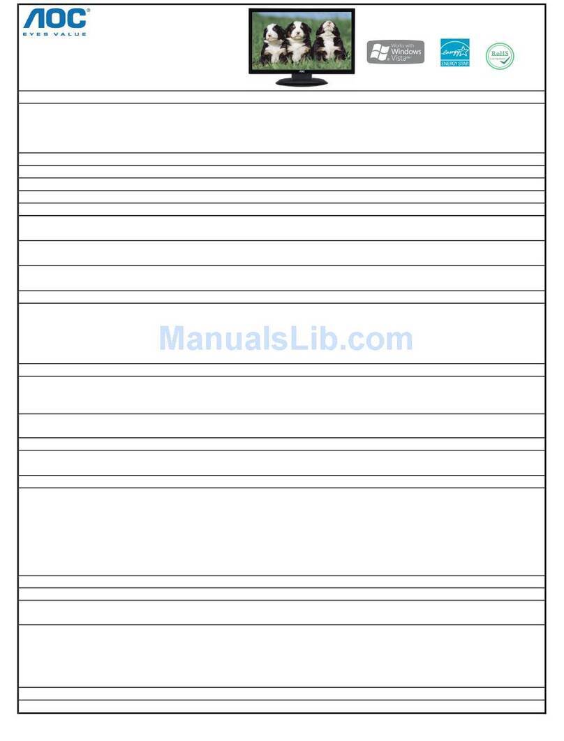AOC 919Swa1 User manual