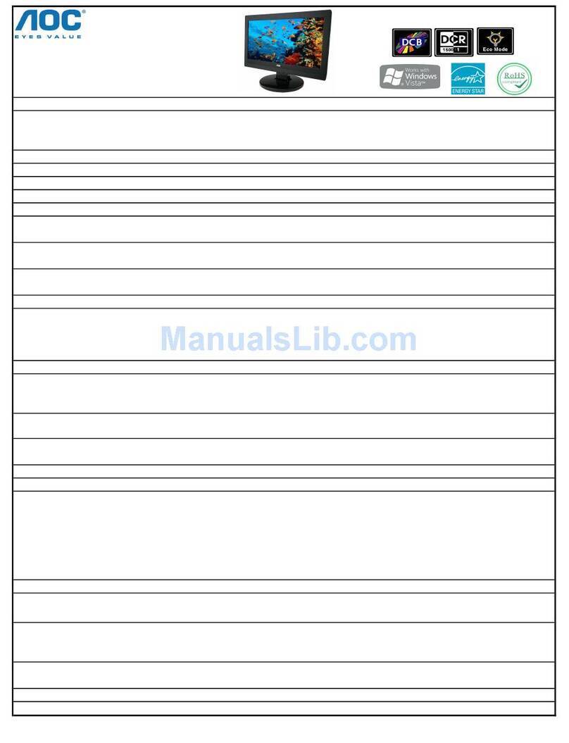 AOC 519Sw User guide