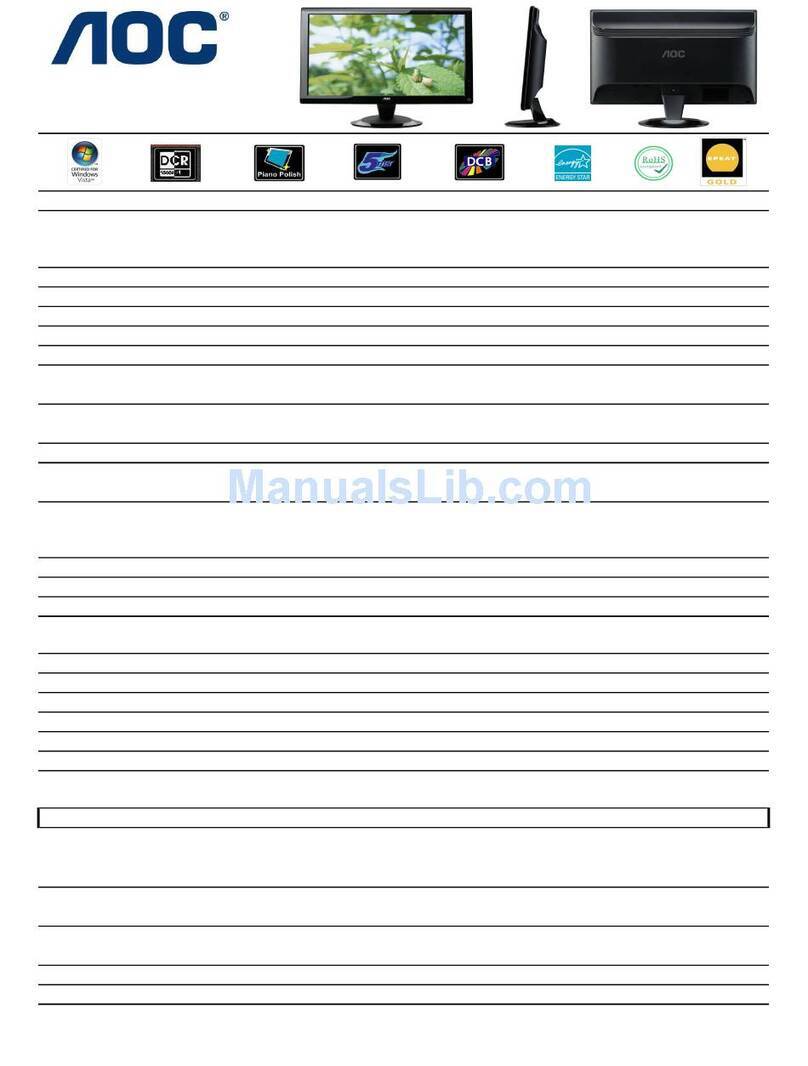 AOC 2436Vwh User guide