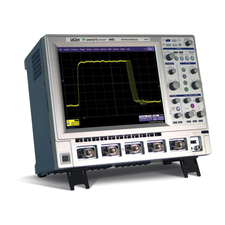 LeCroy XI SERIES User manual