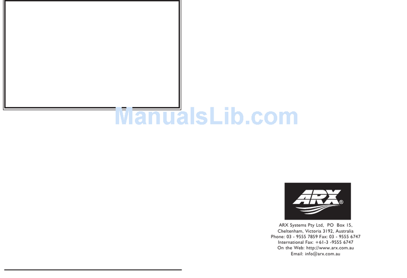ARX DDP-1 User manual
