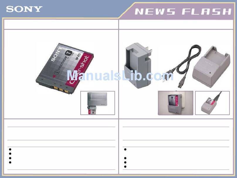 Sony BC-TR1 Specification sheet