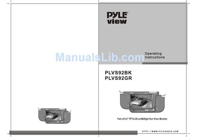 Pyle view PLVS92BK User manual