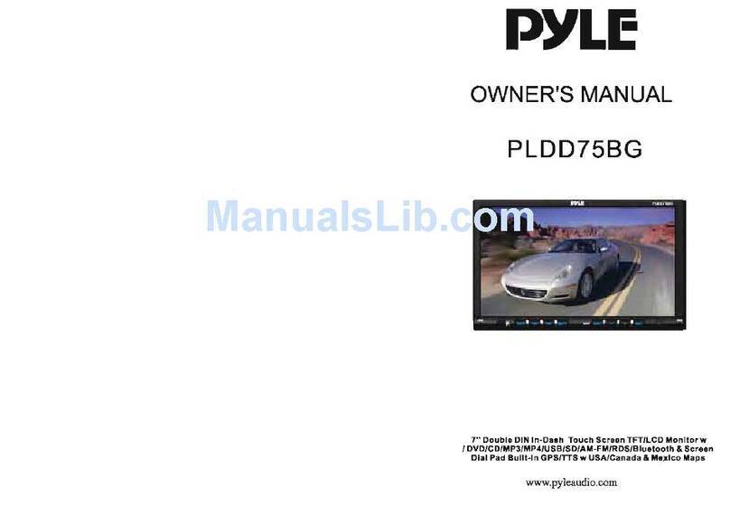 Pyle PLDD75BG User manual