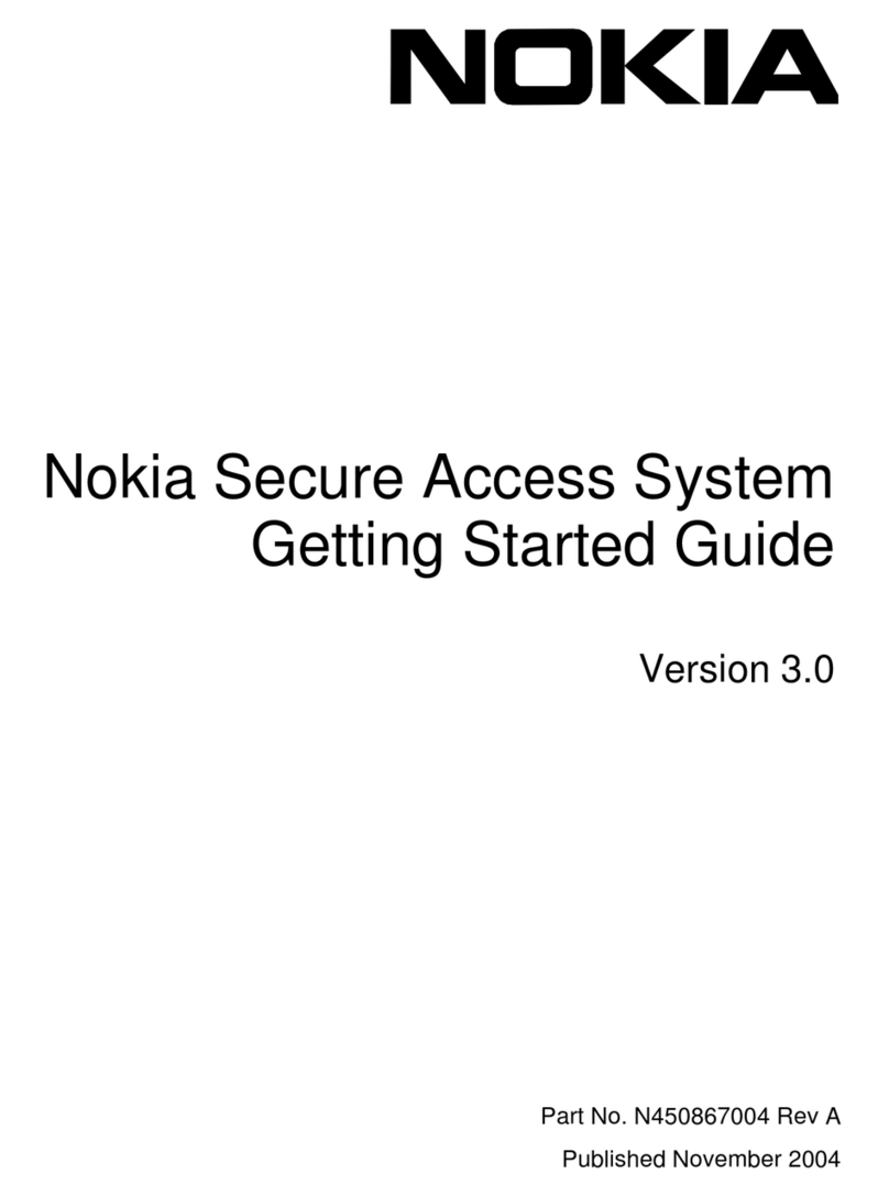 Nokia NPS6113000 - Secure Access System Getting started guide