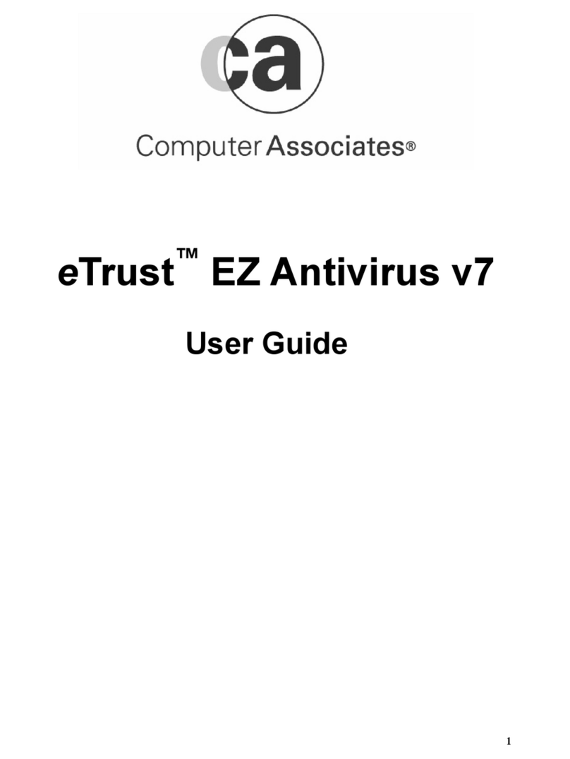 Computer Associates ETRAVE7005BPUE - UPG ETRUST ANTIVIRUS.V7... user guide