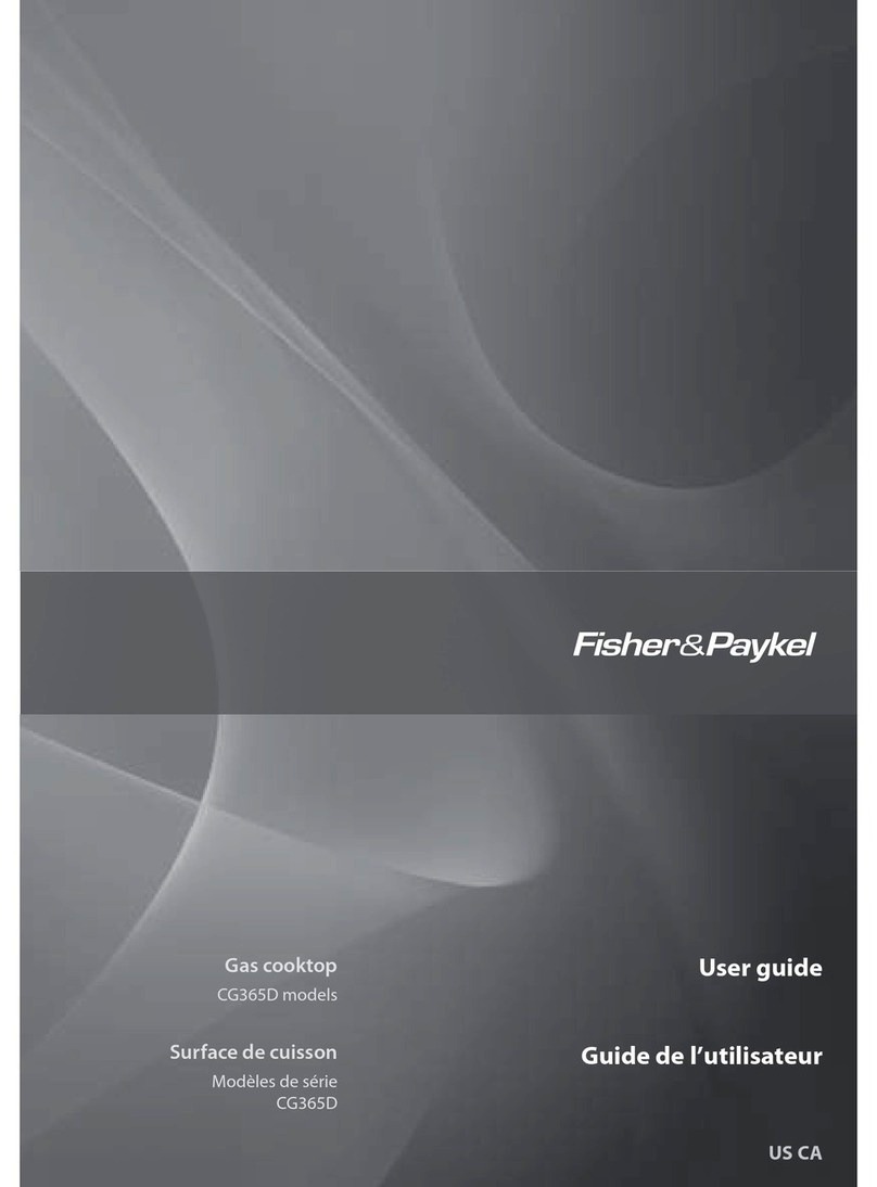 Fisher & Paykel CG365DLPX1 User manual
