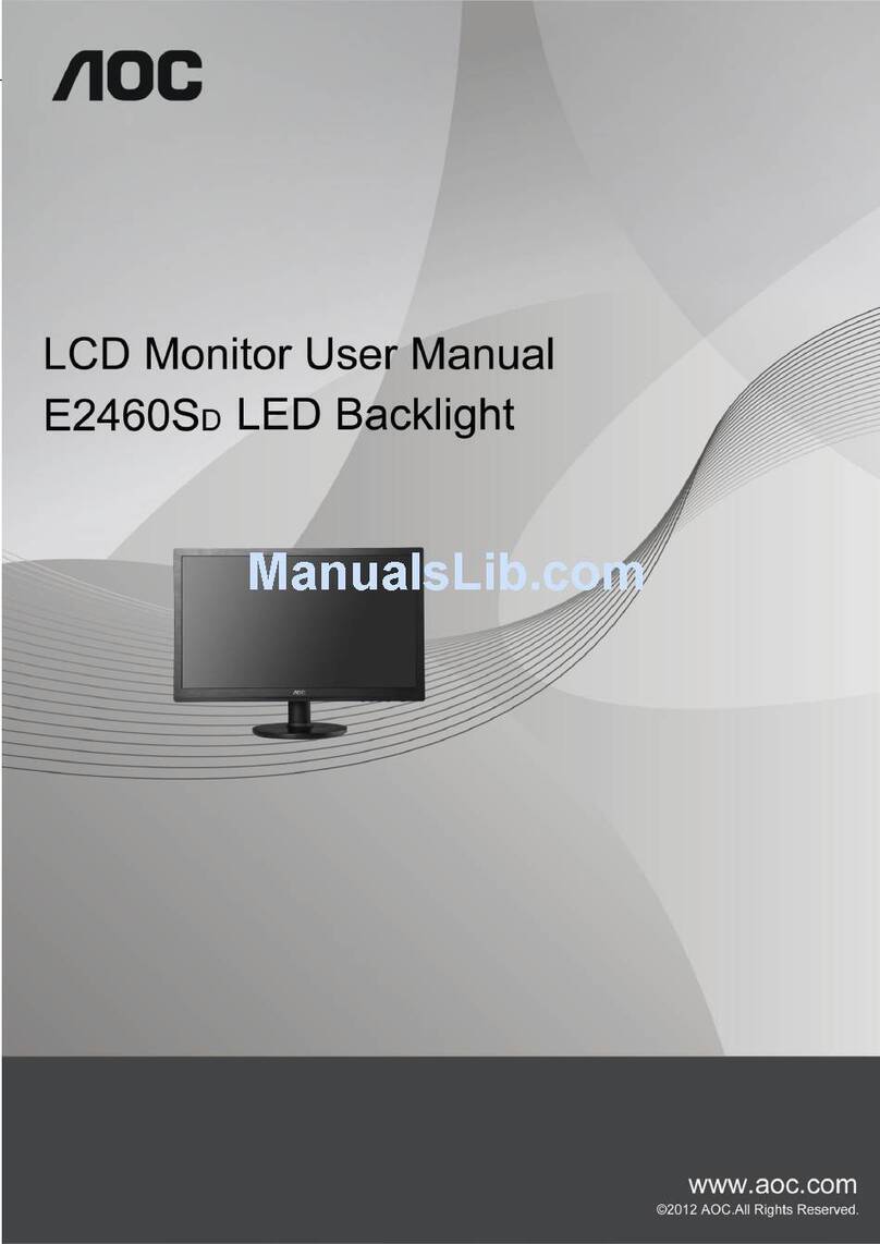 AOC E2460SD User manual