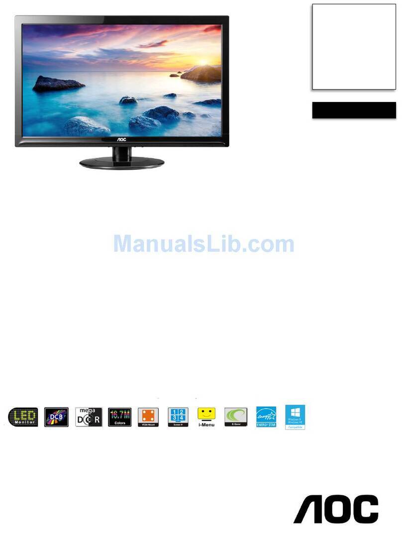 AOC E2425SWD User manual