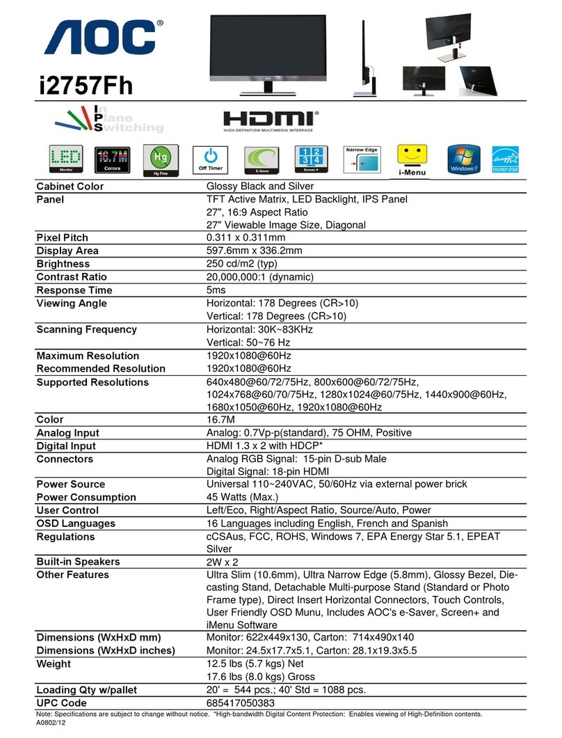 AOC I2757Fh User guide