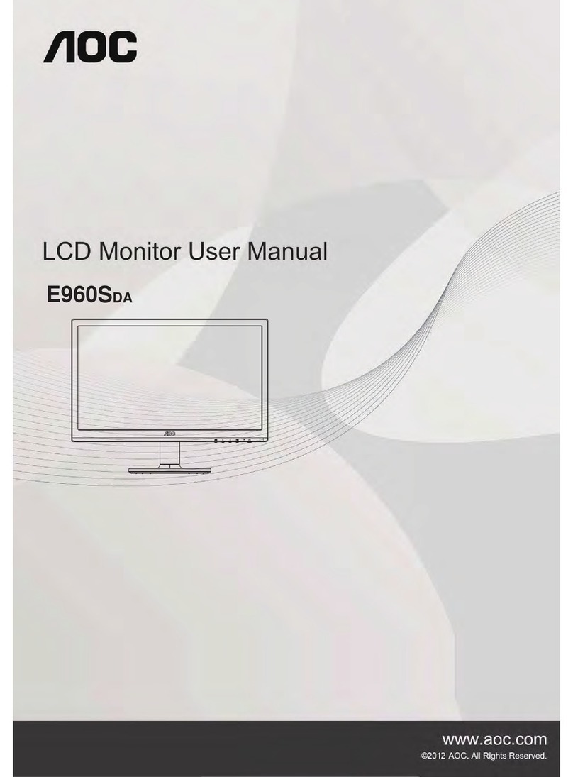 AOC e960Sda User manual