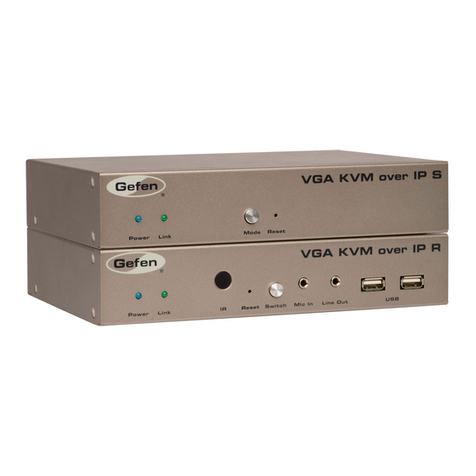 Gefen EXT-VGAKVM-LAN user manual