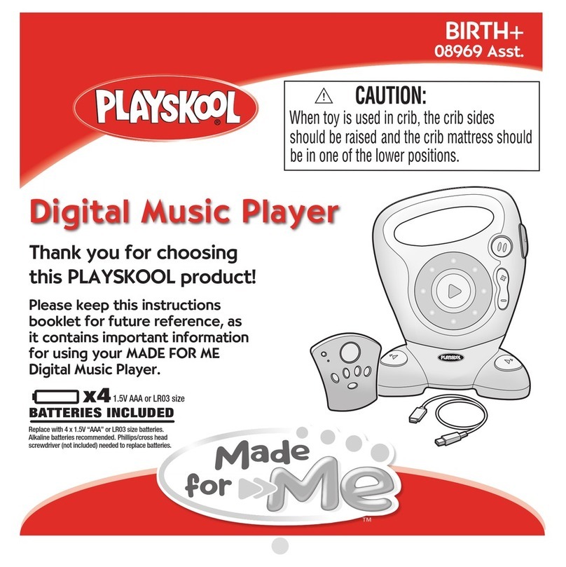 Playskool Made for Me MP3 Unit manual