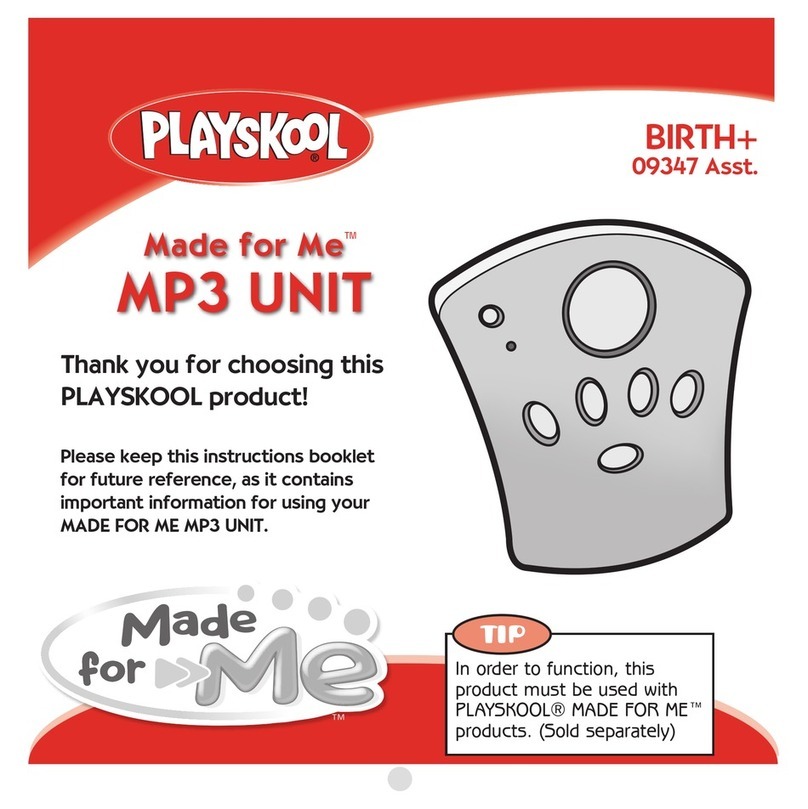 Playskool Made for Me MP3 Unit manual